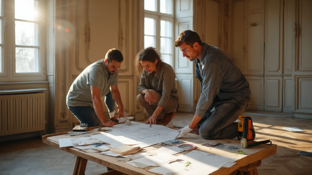 Altbauwohnung sanieren: Kosten 2025 pro m², Posten, Zuschüsse & Beispiele