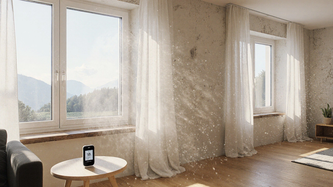 Innenraumluftqualität verbessern: Die besten Materialien, Lüftungsmethoden und Farben für gesunde Wohnräume