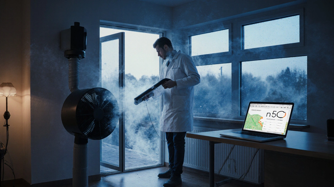 Luftdichtheitstest mit Blower-Door: So prüfen Sie Fenster- und Türdichtungen richtig