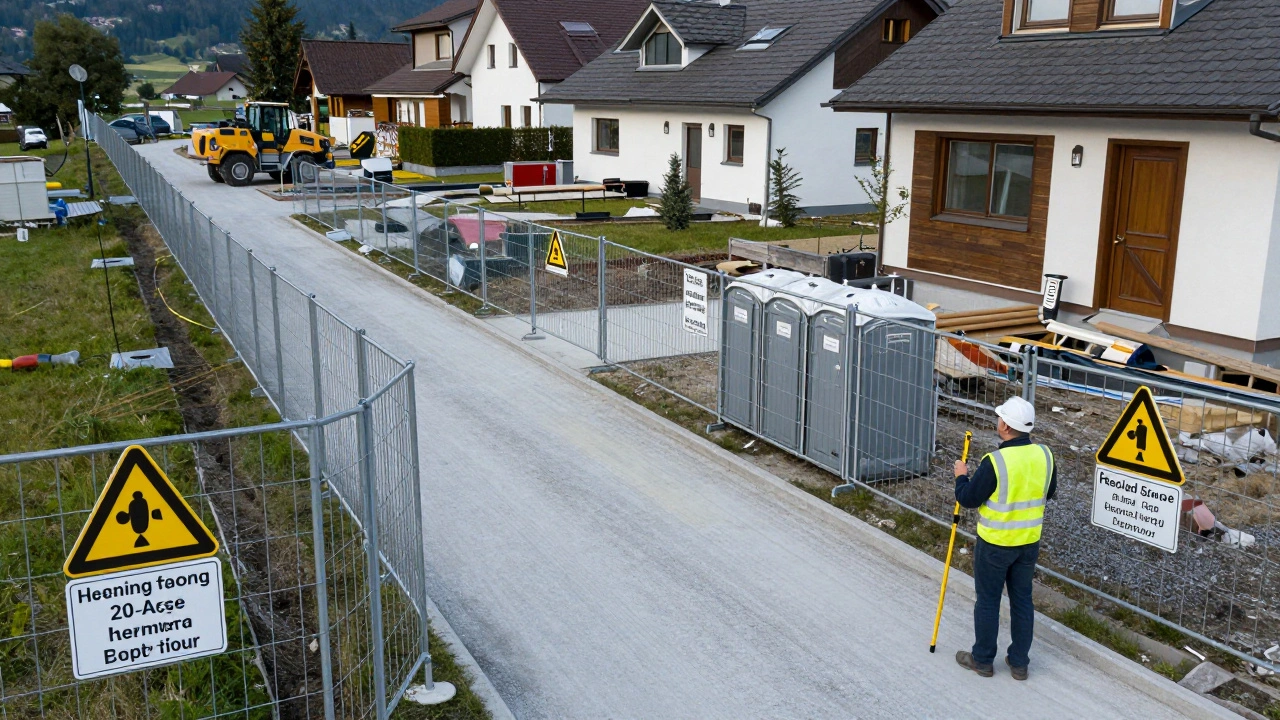 Baustelleneinrichtung im Eigenheim: Schutz, Lager und Wege - So planen Sie richtig