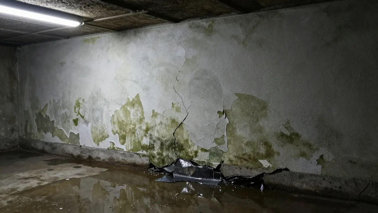 Falsche Materialwahl im Keller: So vermeiden Sie Feuchtigkeitsschäden und teure Sanierungen
