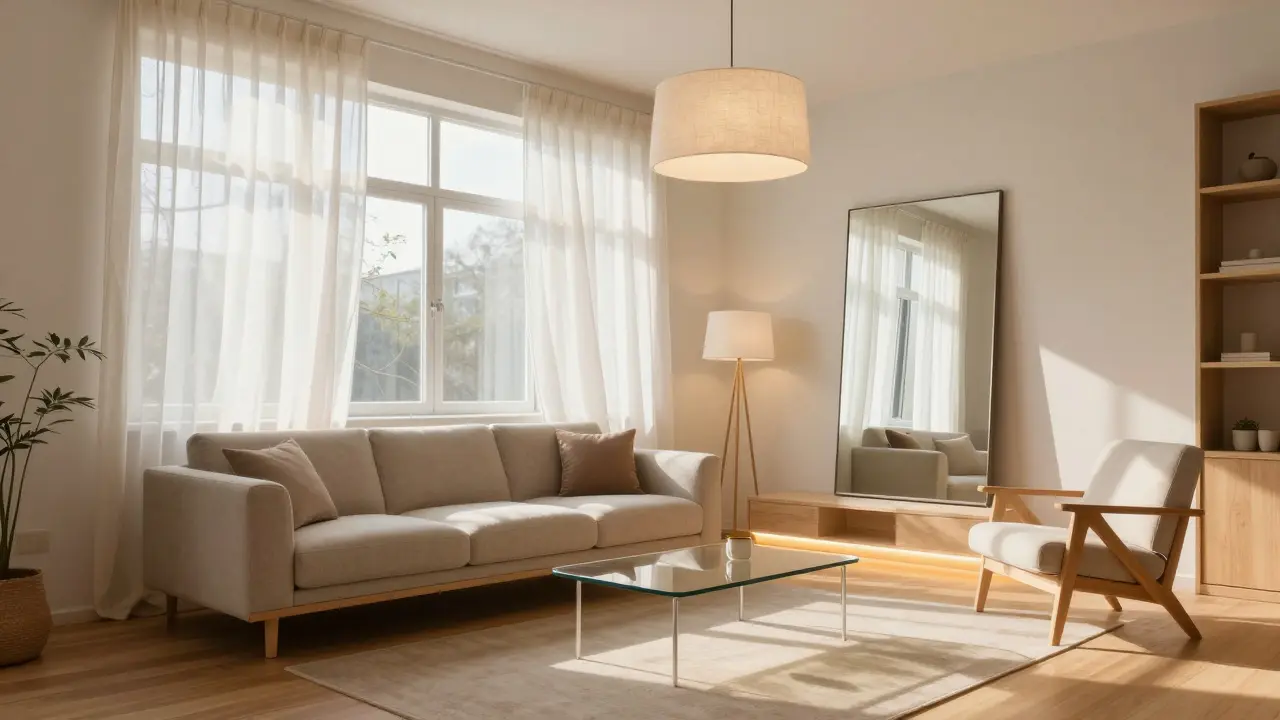 Wohnzimmer mit Fenstern optimal ausnutzen: Lichtstrategie und Möbelplatzierung für mehr Helligkeit und Raumgefühl