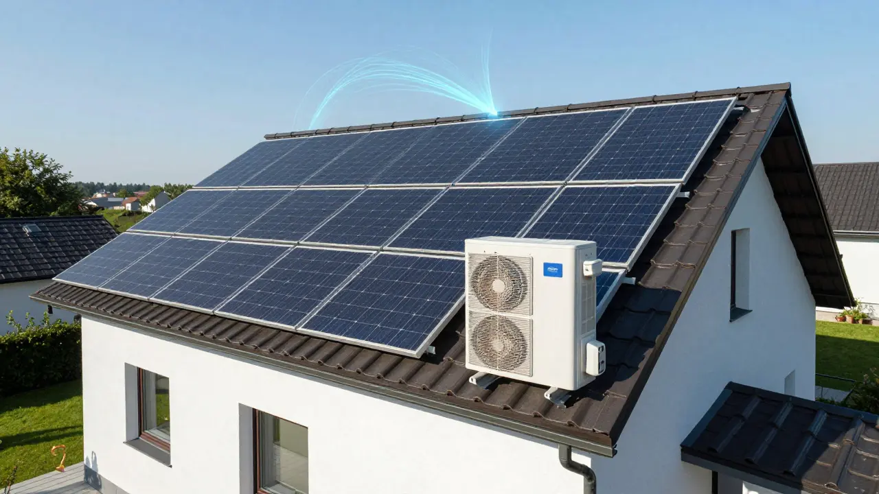 Photovoltaik auf dem Dach: So decken Sie Wärmepumpe und Haushalt mit Solarstrom ab
