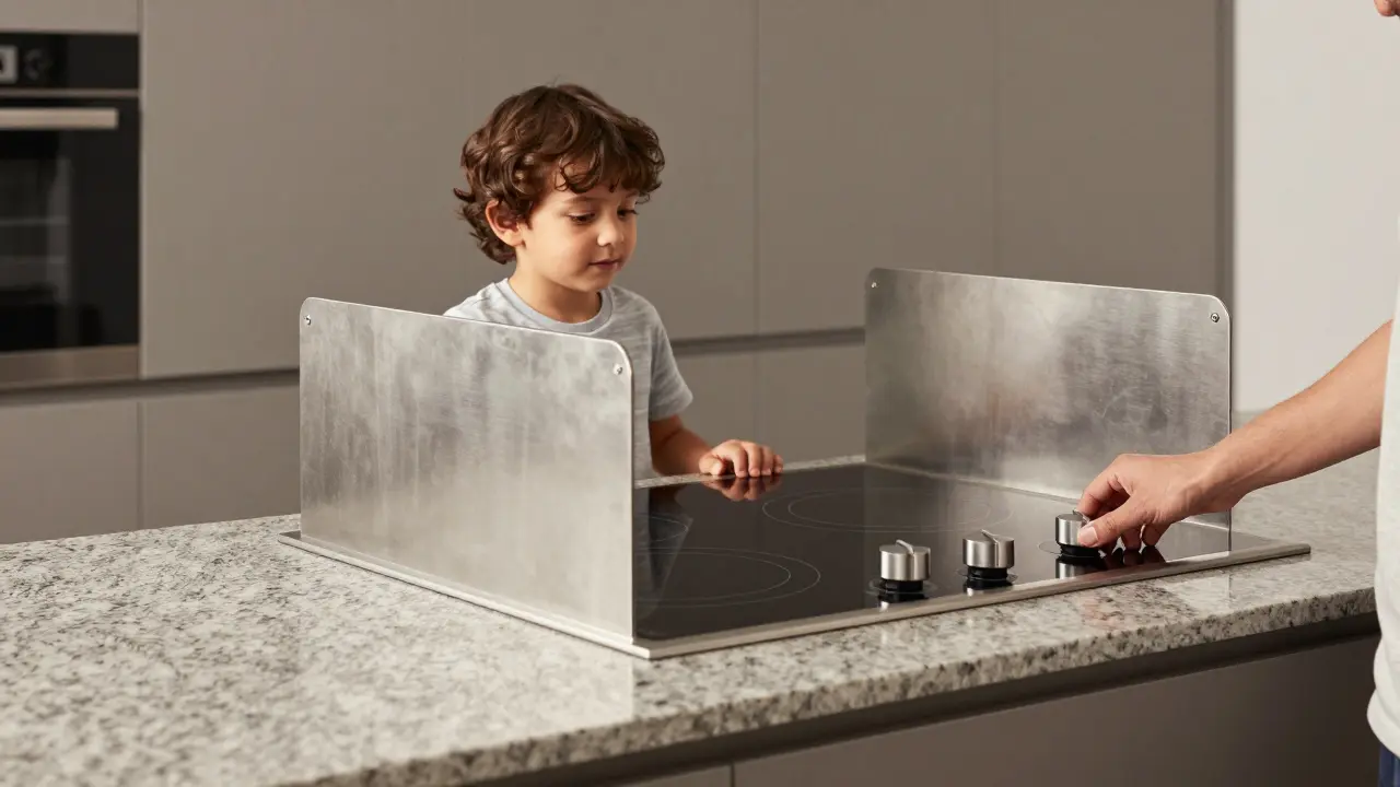 Kindersichere Küche: Kanten, Verriegelungen und Materialien für sichere Küchen mit Kindern