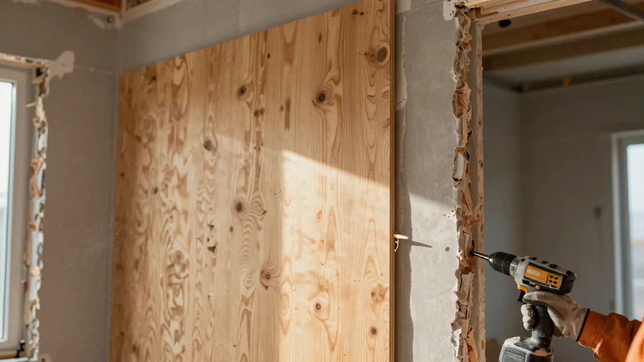 Sperrholz statt Gipskarton eingesetzt: Folgen, Risiken und Korrekturmaßnahmen