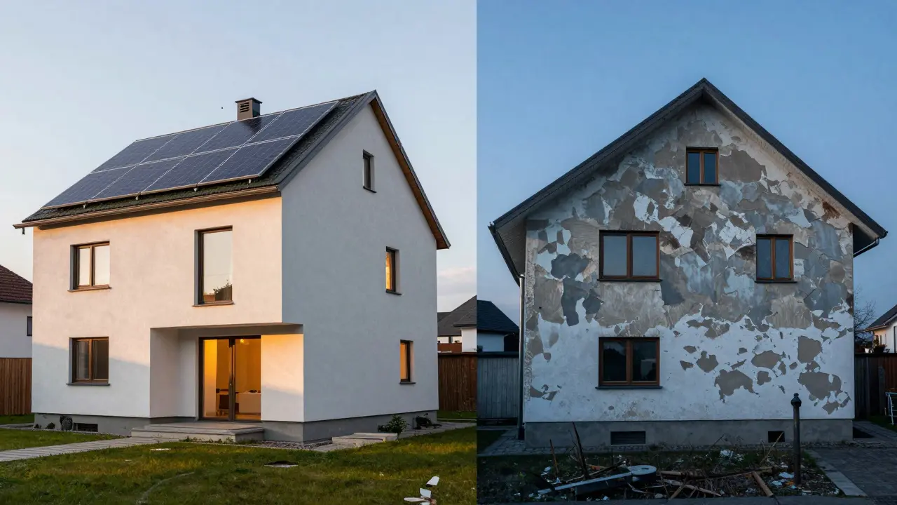 Energieeffizienz und Immobilienwert: Wie viel mehr kosten A+ Häuser?