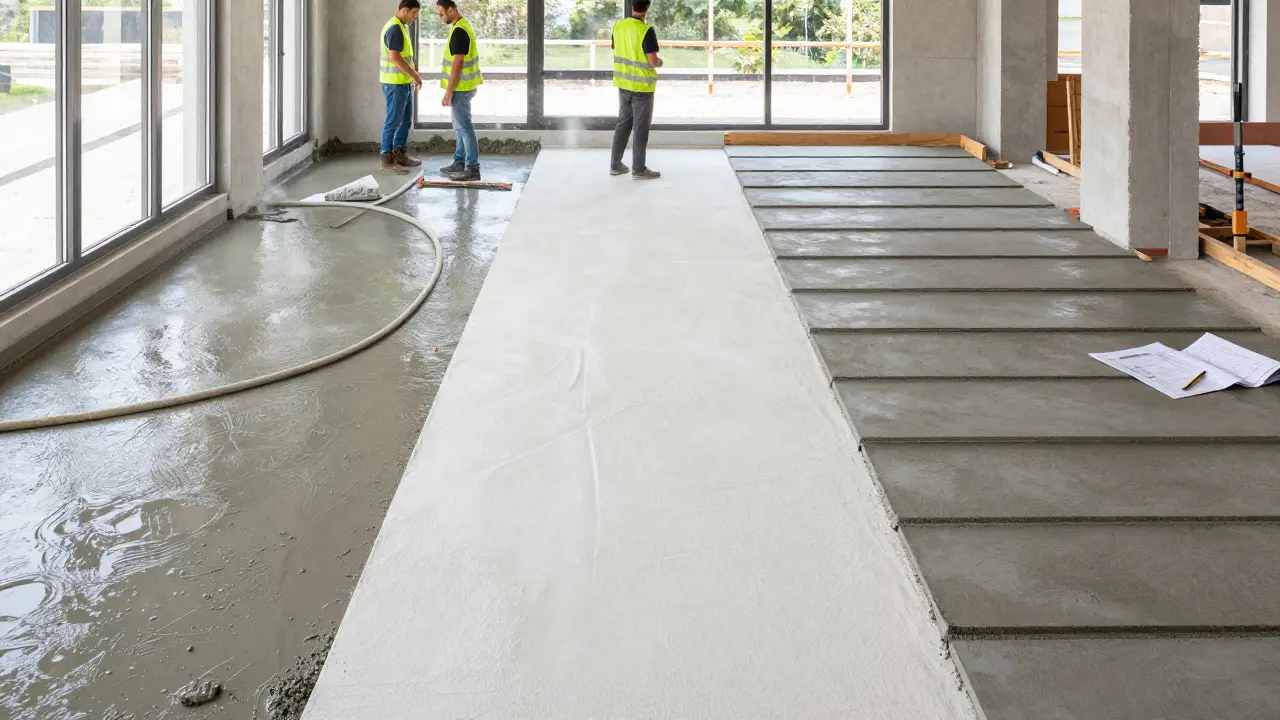 Estrichsysteme im Vergleich: Zement, Anhydrit oder Trockenestrich wählen
