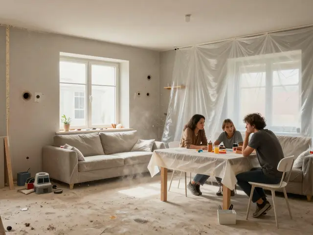 Renovierung im Bestand: Bauen im bewohnten Haus richtig organisieren
