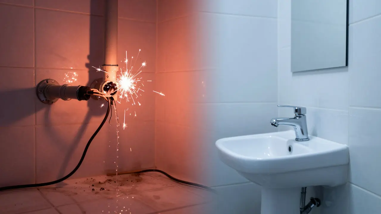Kontrast zwischen teuren DIY-Fehlern und professionellem Ergebnis