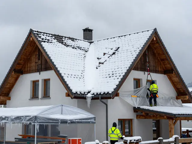 Dachsanierung im Winter: Risiken, Trocknung und sichere Planung