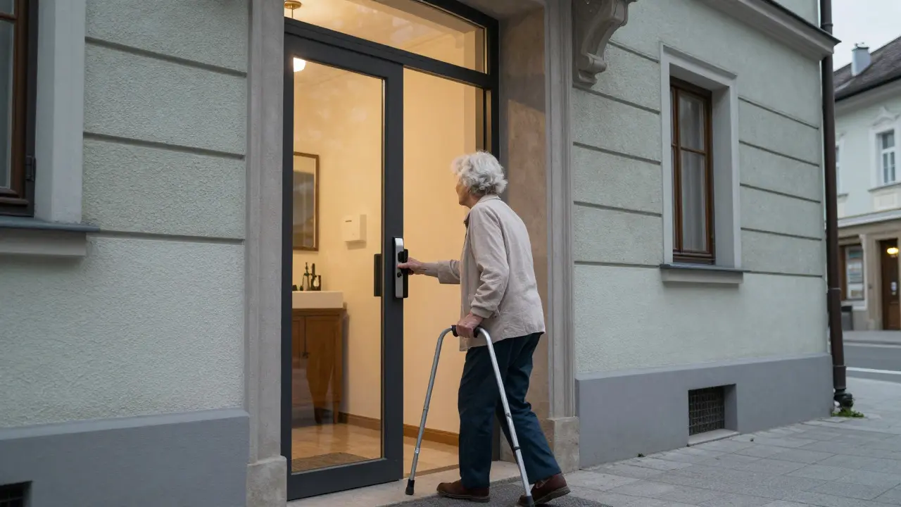 Automatische Türantriebe im Bestand: Nachrüstung, Stromverbrauch und Barrierefreiheit