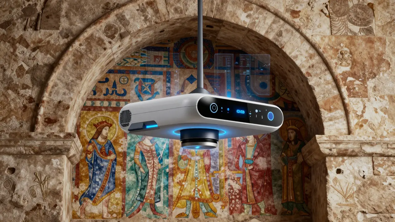 Multispektraler Scanner enthüllt versteckte historische Farben