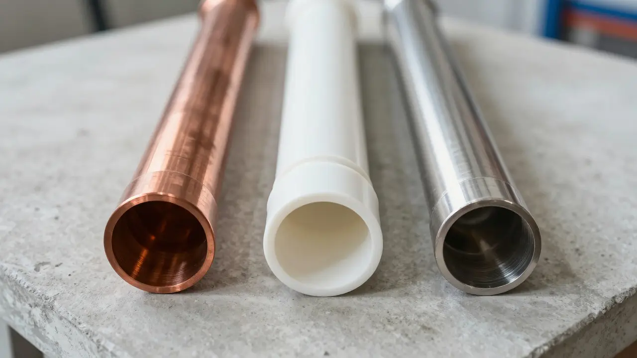 Rohrmaterialien vergleichen: Kupfer, Kunststoff, Edelstahl - Das ist das beste Material für Ihre Wasserleitung