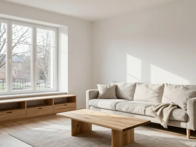 Skandinavisches Wohnzimmer: Helle Farben und funktionales Design für mehr Licht