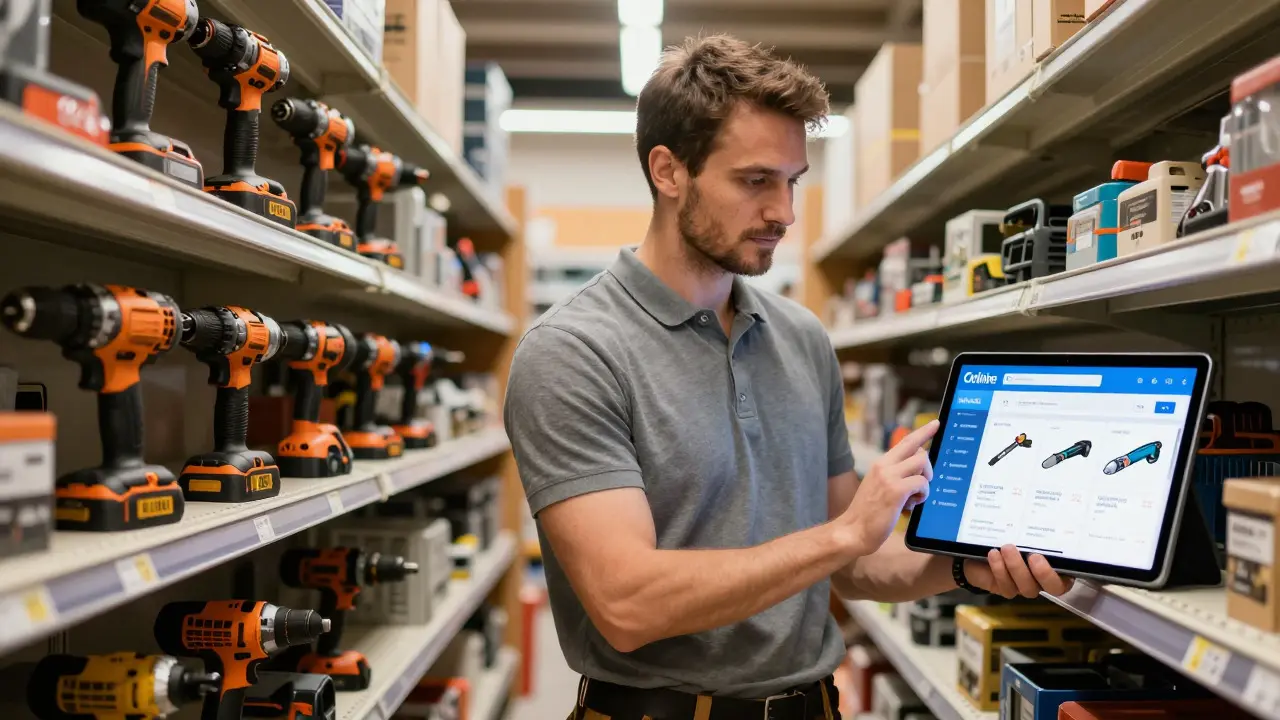 Werkzeug online oder im Baumarkt kaufen? Der große Vergleich zu Preis, Beratung und Service