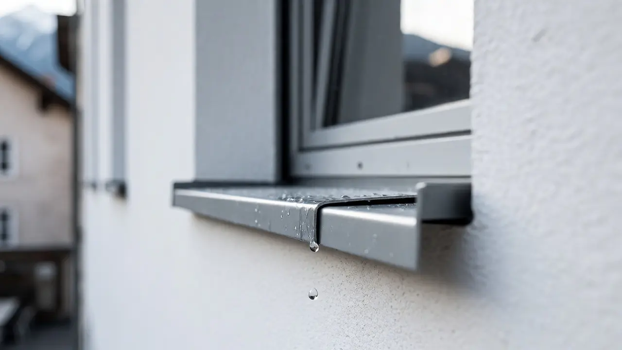 Regenabweiser und Tropfkanten: Schutz für die Fassade verstehen